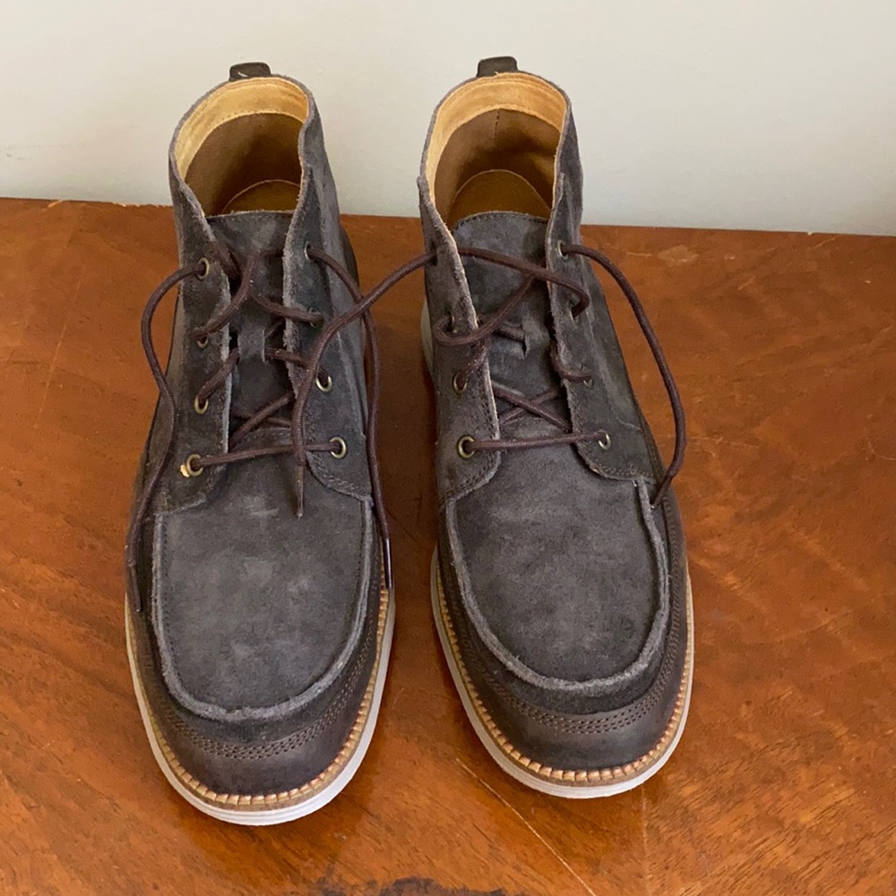 Cole Haan Suede lace up casual boots